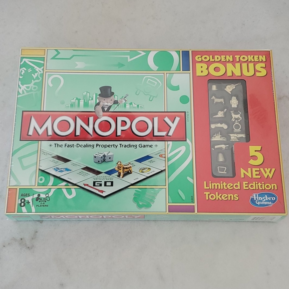 Monopoly Limited Edition 5 New Tokens 13 total SEALED NEW